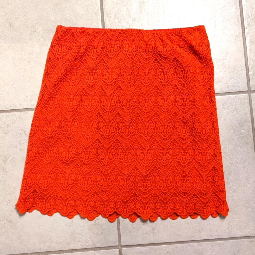 J Crew Lace Skirt